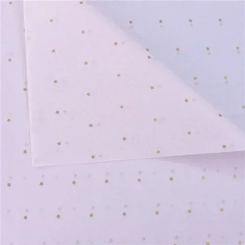 10 Vellen/lot 50*70 Cm Cadeaupapier DIY Handgemaakte Craft Ster Liefde Dot Patroon Tissuepapier bloemen Verpakkingsmateriaal