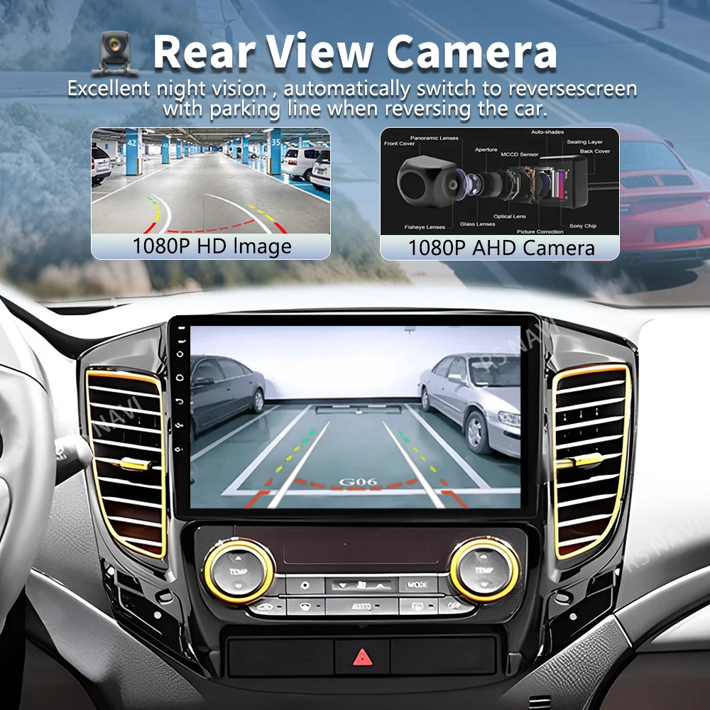 Android 14 Carplay For Mitsubishi Pajero Sport 3 L200 5 Triton 3 2015 2016 2017 2018 2019 Car Radio Multimedia Video Player GPS view 2