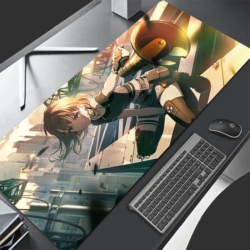 

Коврик для мыши с узором HD Коврик для мыши Настольный коврик Компьютерный игровой коврик для клавиатуры Резиновый коврик Project Sekai Stage Nightcord Нескользящий коврик для мыши