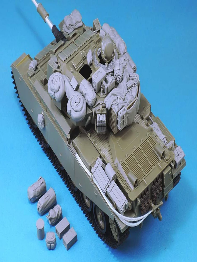 

1/35 Modern Israeli main battle tank bag toy Resin Model Miniature Kit unassembly Unpainted