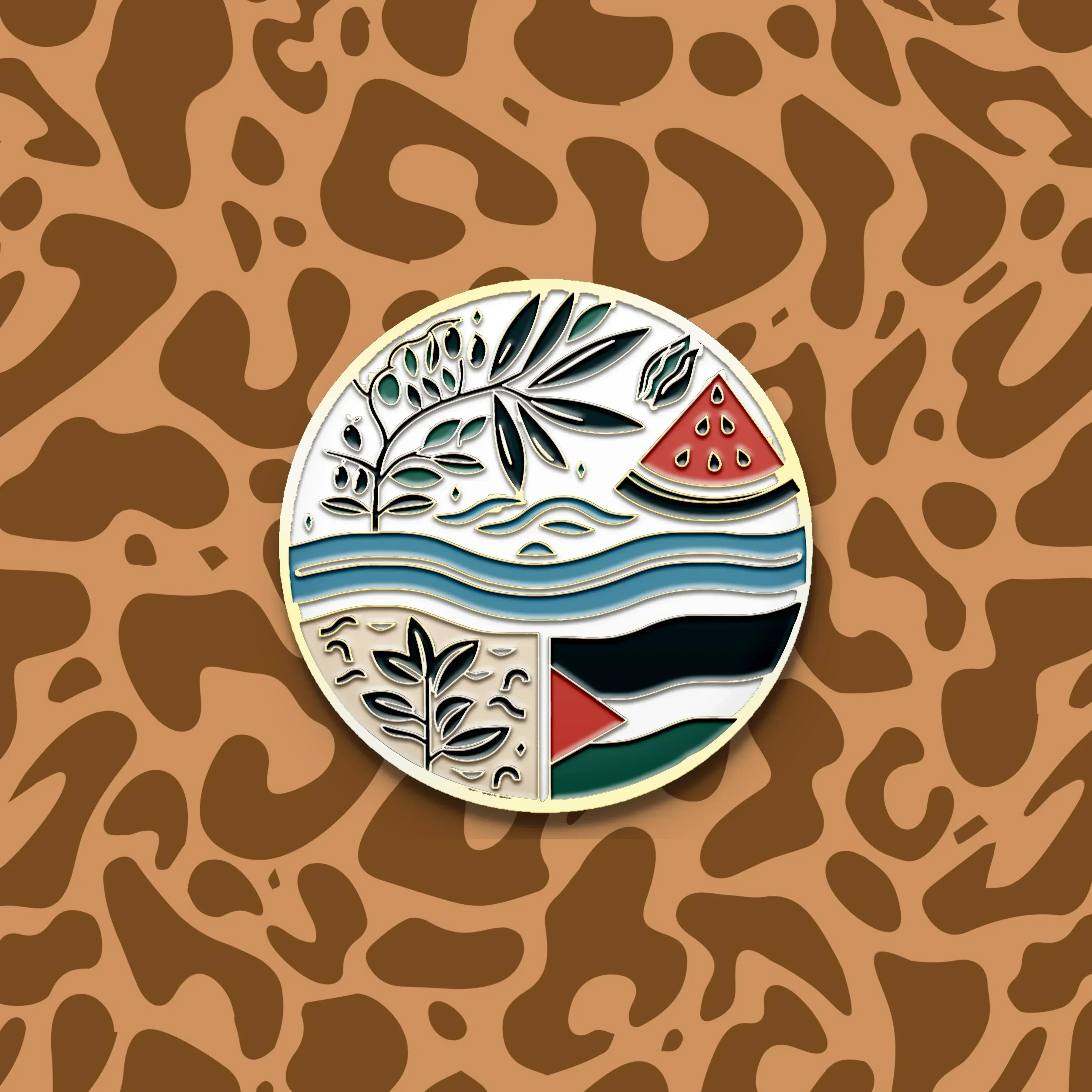 Watermelon Hard Enamel Pin(It\'s not soft enamel)