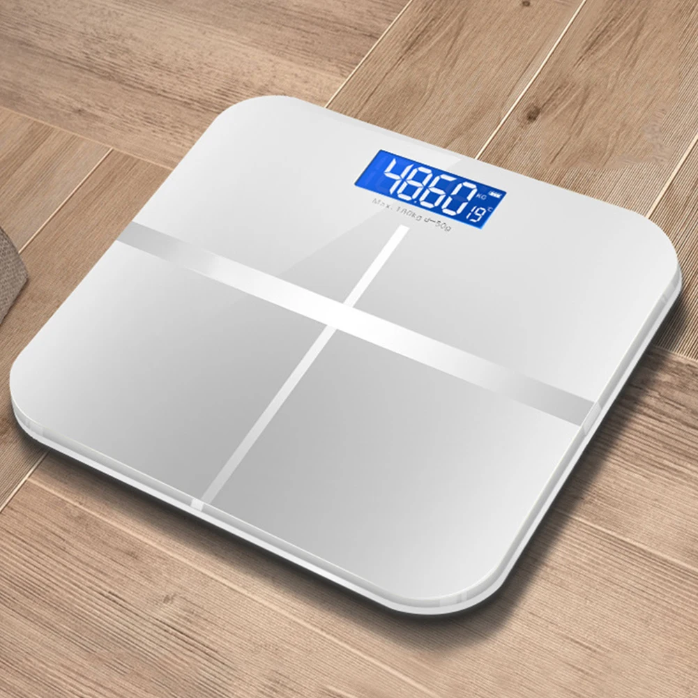 

Smart LED BodyWeight Scale- High Precision USB Rechargeable Digital Bathroom Scale for Home & Office, Adult Weight Loss Tracking