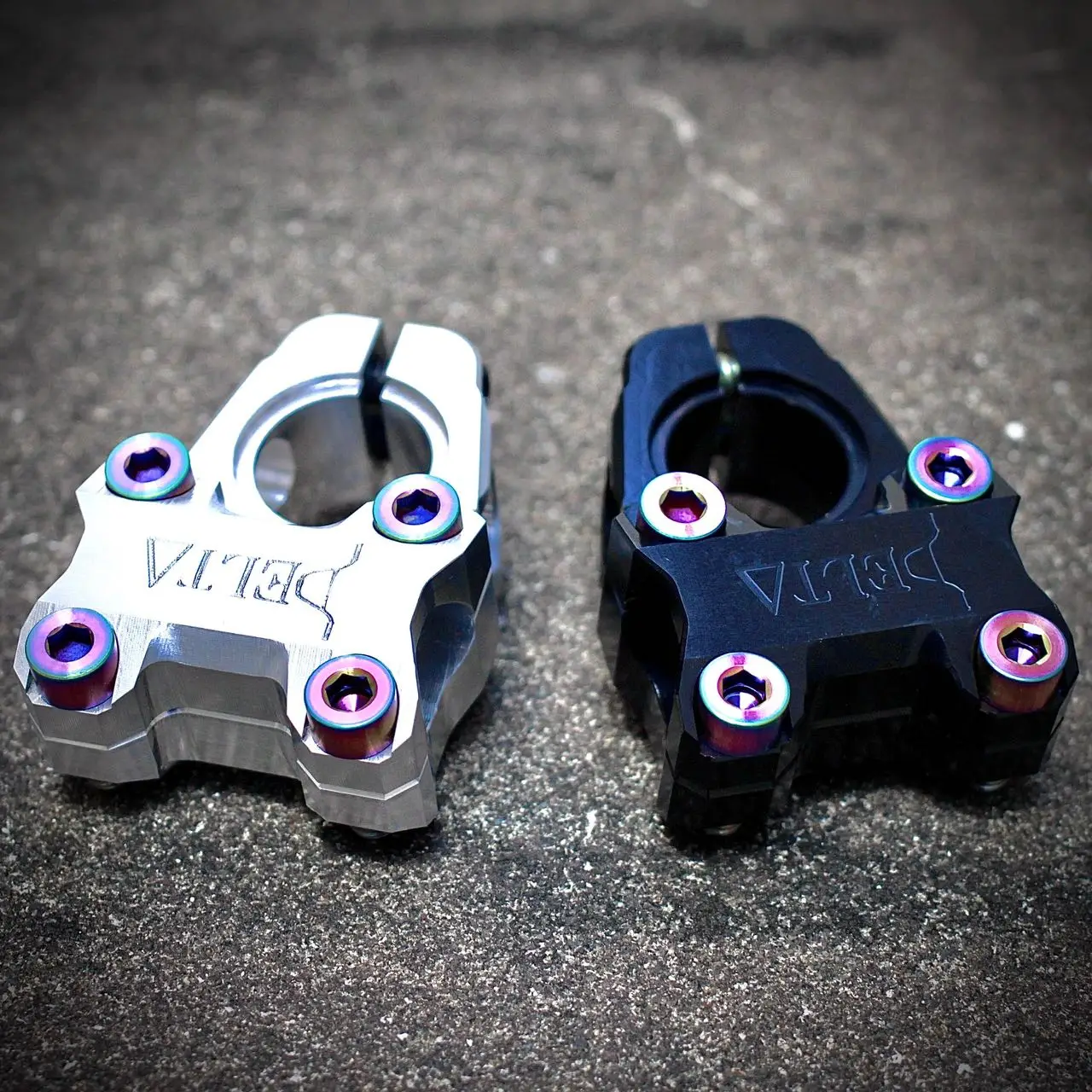 DELTK-BMXトップロードCNCステム、合金、40mm、7075t6