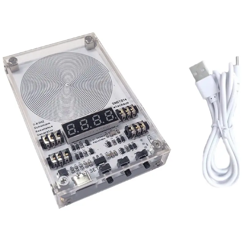 

AS60-высокая точность 4 канала 7,83 резонанс Шумана DDS генератор сигналов выходы 0,01-10000 Гц точность чистые синусоидальные волны