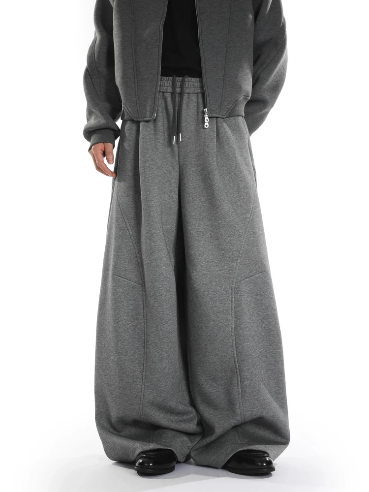 

Women's Grey Sweatpants Baggy Joggers Sports Boyfriend Pants Harajuku Japanese 2000s Style Vintage Y2k Oversize Trousers Autumn