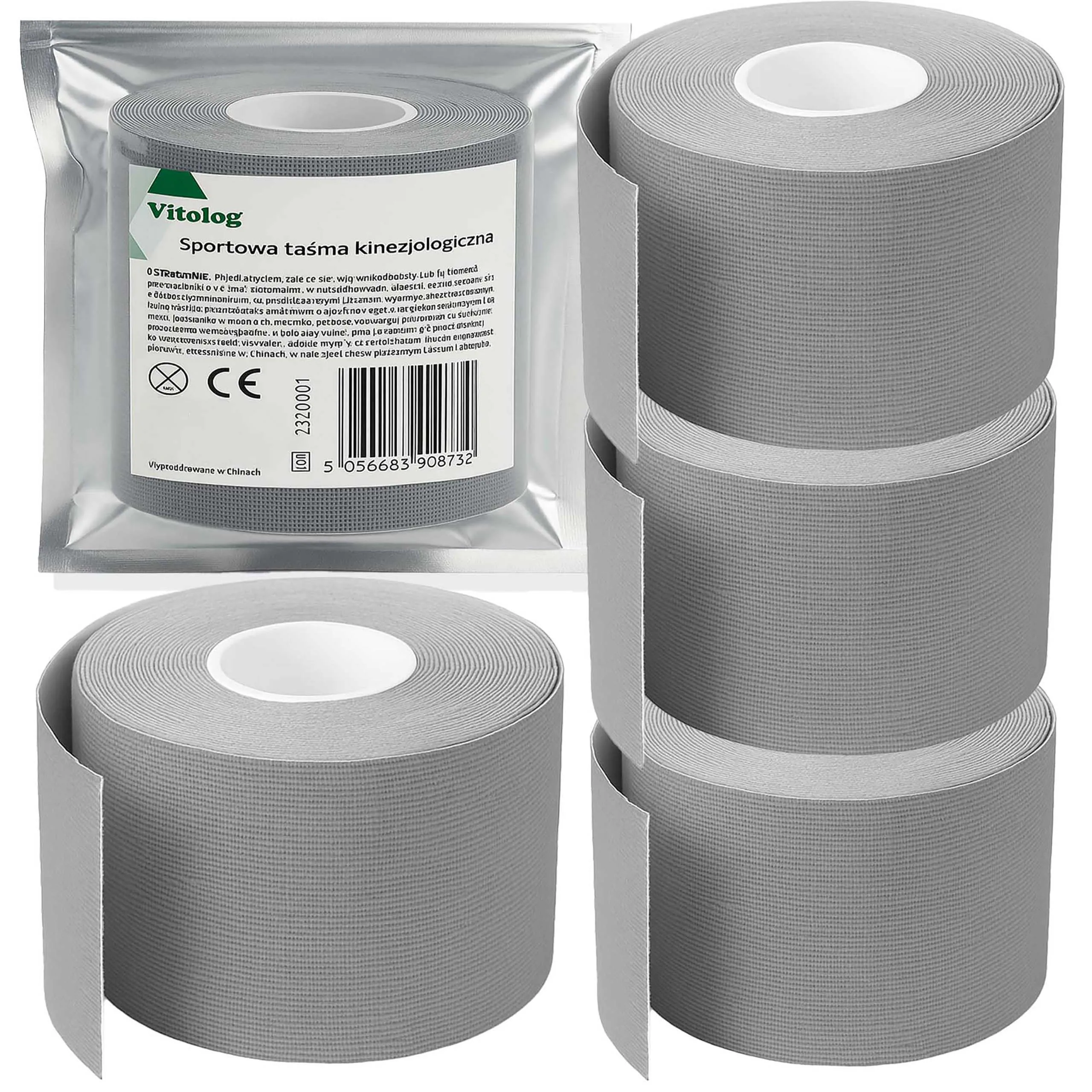 4x Kinesiotape Tejpy Tejpa Kinesiologietape voor knie, hand, rug, gezicht 5m voor atleten revalidatie