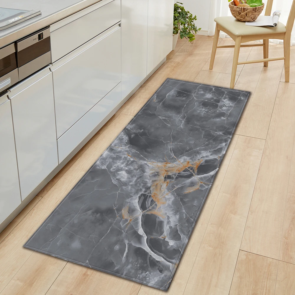 Kitchen Bath Foot Mat Home Living Room Balcony Bedroom Floor Decoration Carpet House Bathroom Entrance Door Hallway Non-slip Rug