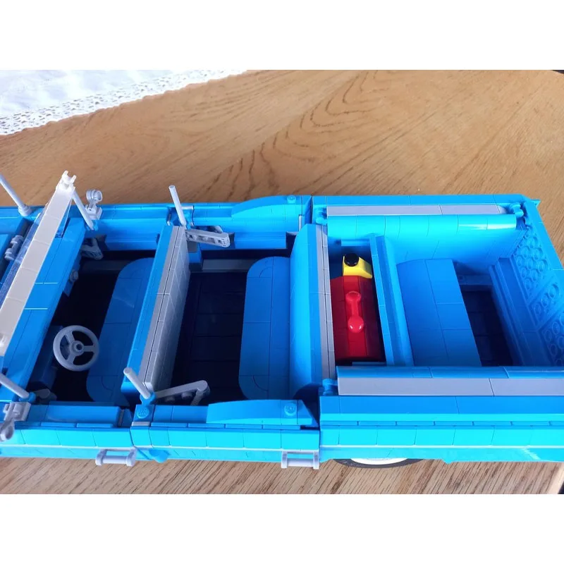 MOC-236601 clásico nuevo modelo de bloques de construcción de carreras de supercoche deportivo de los años 90, 1977 piezas, juguete para regalo de cumpleaños para niños y niños