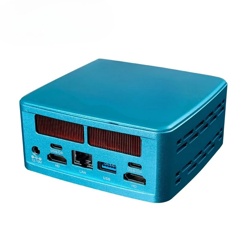 Zunsia Factory 12th Gen Core I3 I5 I7 كمبيوتر مكتبي صغير مضيف Ubuntu Linux Win10/Win11 كمبيوتر صغير محمول Nuc للمنزل