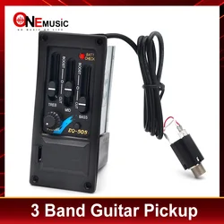 New Guitar Pickup EQ Guitar Preamp Equalizer Piezo For Acoustic Guitar EQ-505 Guitar Parts Accessories