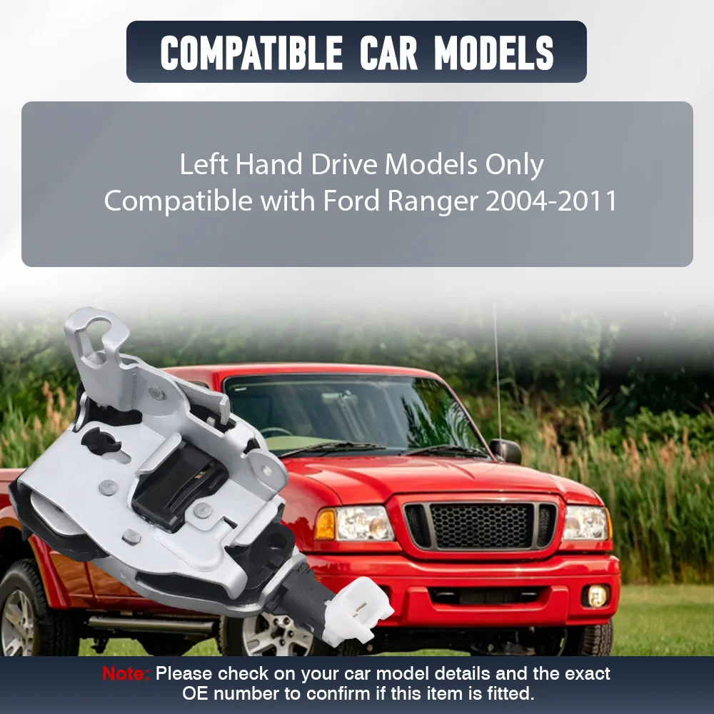 Actuador de Cerradura de Puerta Trasera Inferior Izquierda/Derecha para Ford Ranger 2004 2005 2006 2007 2008 2009-2011 8L5Z1326413A 8L5Z1326412A
