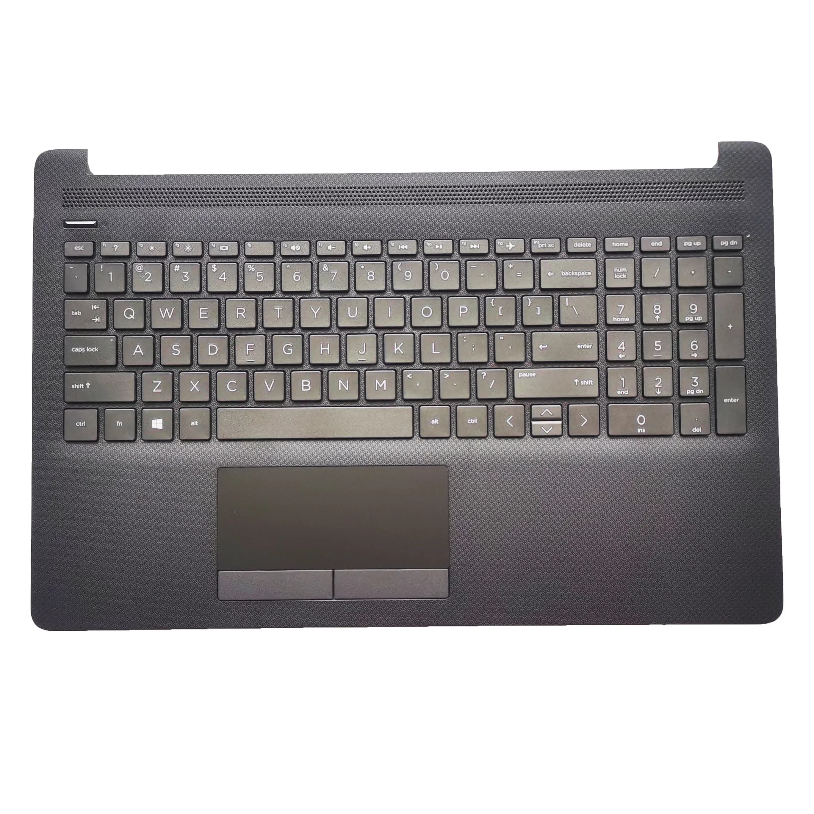 New US Keyboard for HP 15-DA 15-DB 15S-DR 250 255 G7 TPN-C135 TPN-C136 Laptop Palmrest Upper Case Keyboard Cover L20386-001