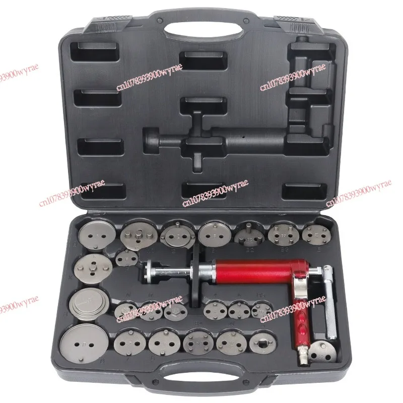 Pneumatic disc brake sub-pump adjustment tool, piston return, top return tool, brake pad replacement, disassembly and assembly