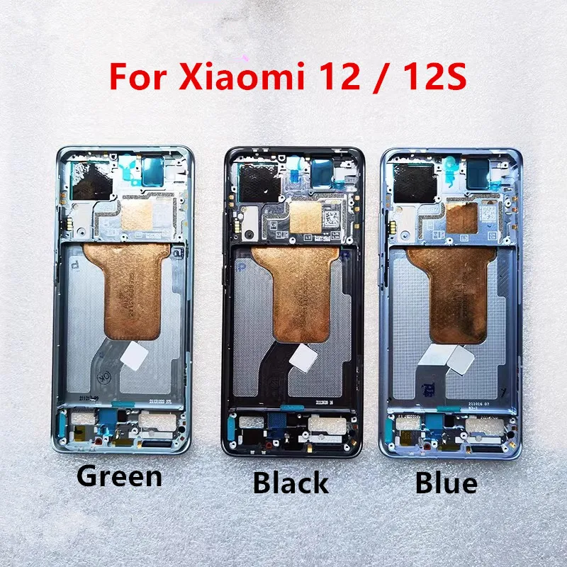 

Средняя рамка для корпуса Xiaomi 12 / Mi 12S Mi12, панель ЖК-дисплея, запчасти для ремонта