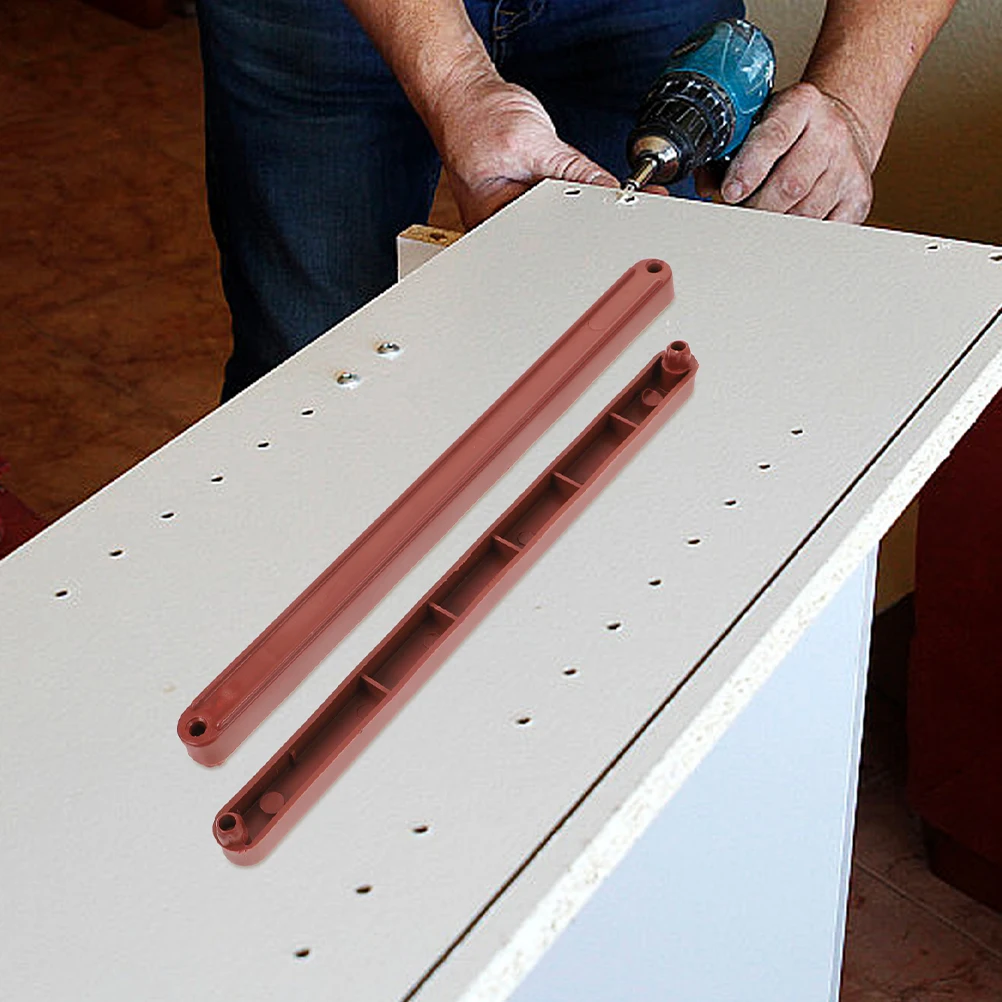 2 Satz 235 mm Rutschen, 2 Sätze seitlich montierte Schubladenführungsschiene, glatt unter der Schublade, Gleiter für Ersatzteile für Kleiderschrank und Schrank