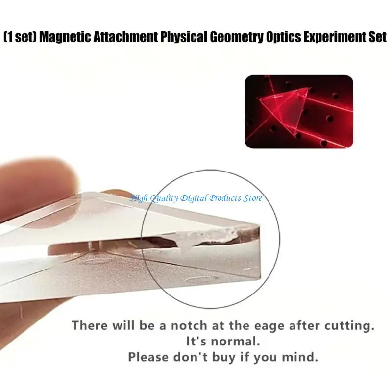 U2JE School Physics Lab Equipment Geometric Optics Tools for Safe Classroom Experiments and Easy Transport
