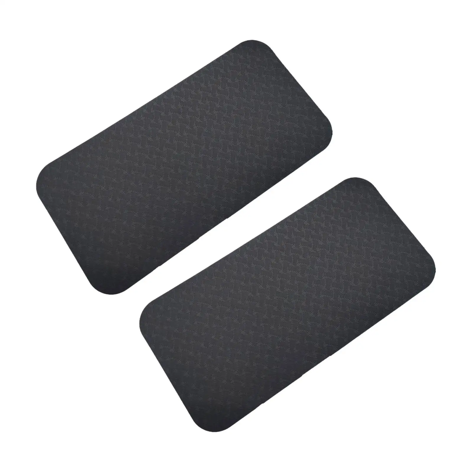 2x Pilates Mats Yoga Knee Mats Compact Portable Practical Extra Padding Versatile Pilates Kneeling Mat for Studio Training