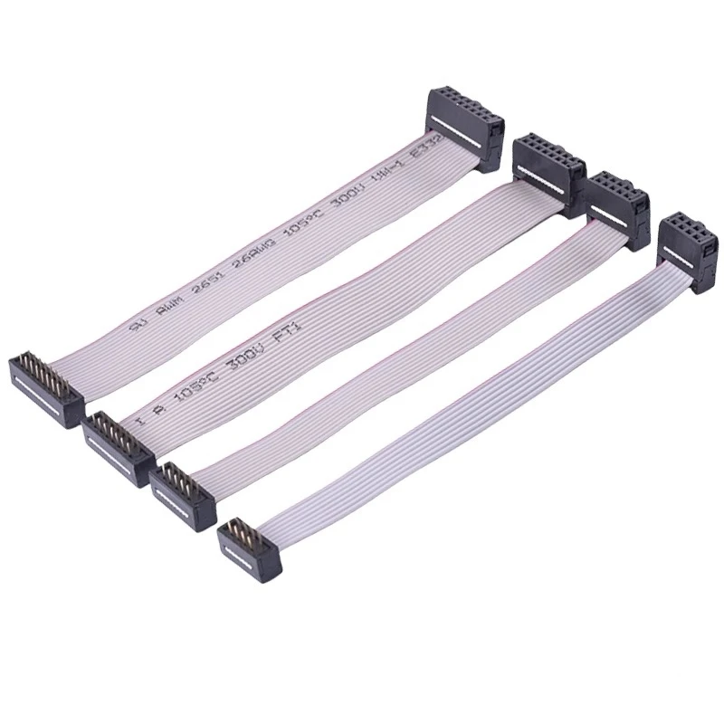 1pcs Gray Cable Idc Wire To Fd(dc4) Solder Plate Male To Female Spacing 2.54 2651 Forward