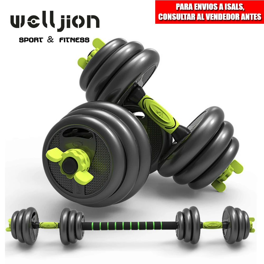 ADJUSTABLE MULTIFUNCTIONAL DUMBBELL SET, CURL AND STRAIGHT BAR, ABDOMINAL WHEEL, PUSH-UPS, FAST SHIPPING FROM EUROPE