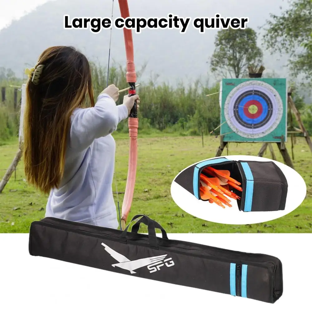 Water-resistant Arrow Bag Archery Arrow Bag Waterproof Oxford Cloth Arrow Bag with Handle for Archery Capacity for Hunting