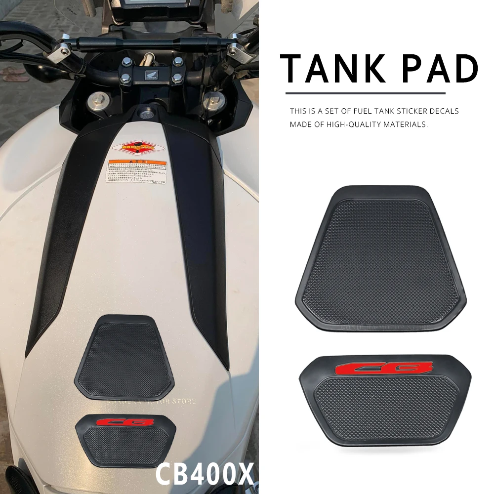 

For CB400X CB 400X Motorcycle Fuel Tank Stickers Pad Rubber Sticker Protection