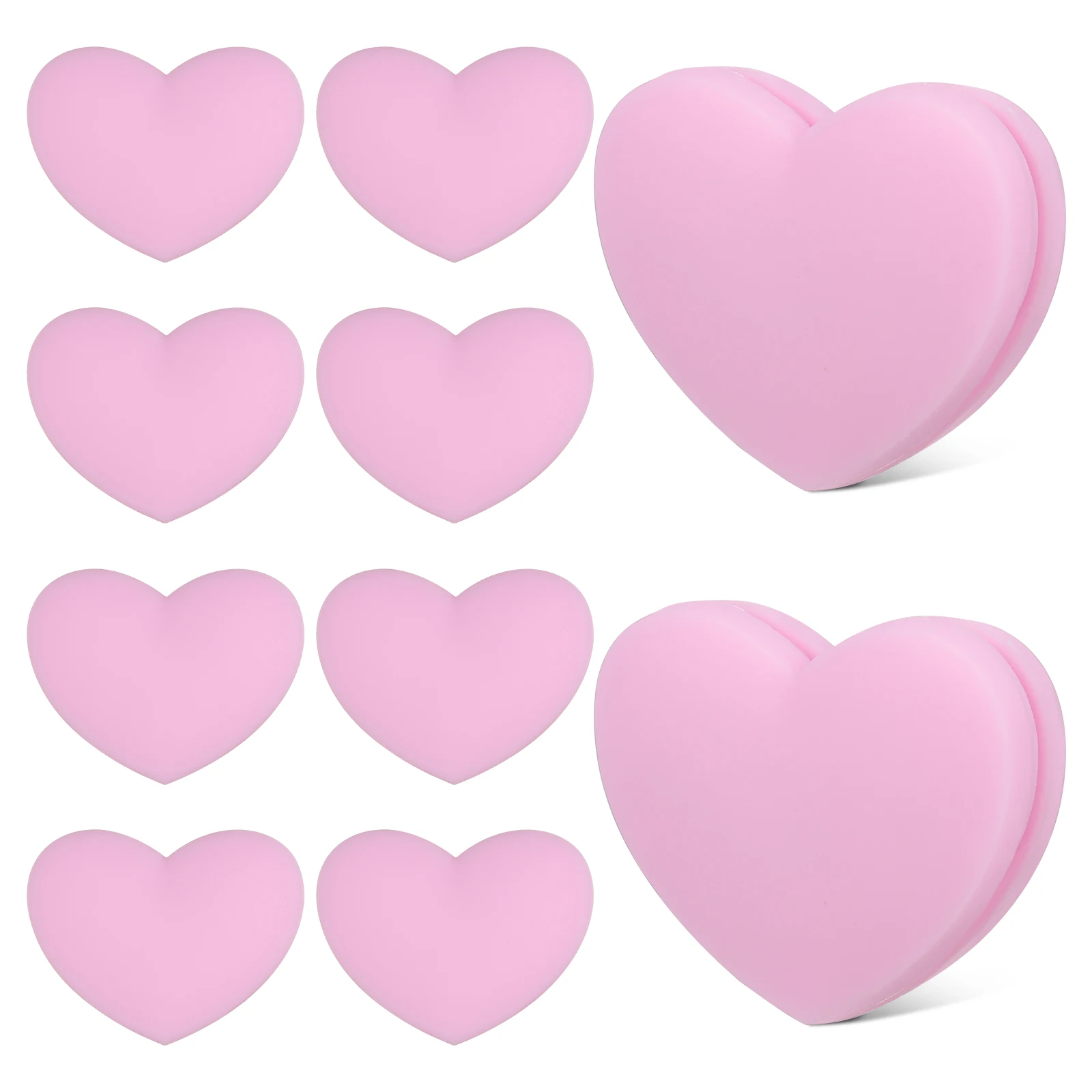

10 Heart Shaped Tennis Racket Vibration Dampeners Silicone Shock Absorbers Lightweight Easy Installation Durable Tennis