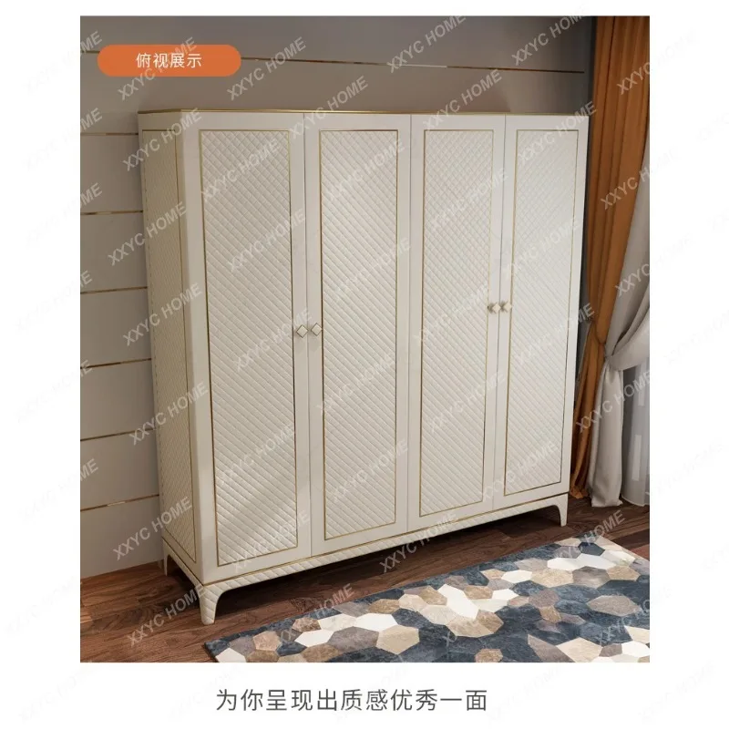 JYGItalian light luxury home postmodern four/two door high-end storage master bedroom custom wardrobe