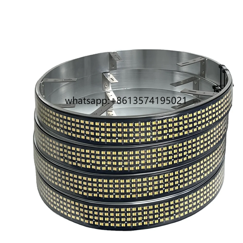

OEM Waterproof Dual Color Quad Row 15/17 Amber and White Switch Back Lamp LED Wheel Rim Lights for Truck Car ATV Off Road SUV