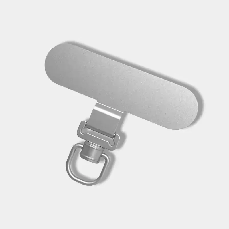 360 °   Draaibare telefoonkoord Clip Patch Ultradunne roestvrijstalen telefoonhoes Hangende touwkaart Anti-verloren riem Vaste pakking