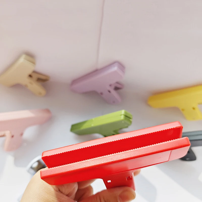 Colorful Plastic Binder Clips Paperclips File Documents Tickets Clips Bookmarks Index Page Holder Office Binding Supplies