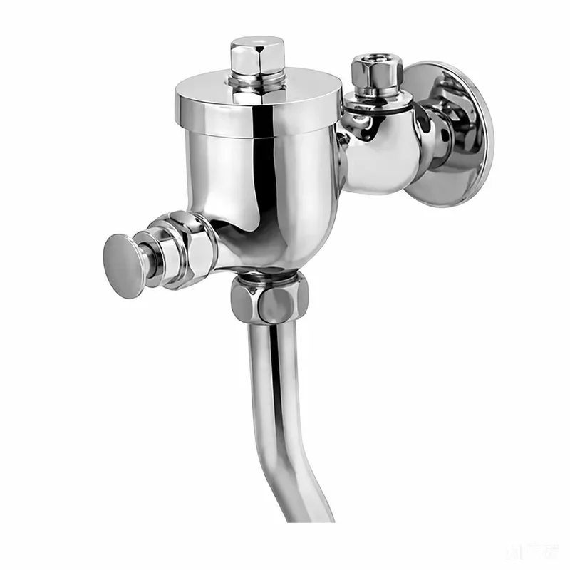 Wall Mounted Brass Double Flush Manual Urinal Valve Button Water Saving Eco Friendly For Bathroom Kitchen