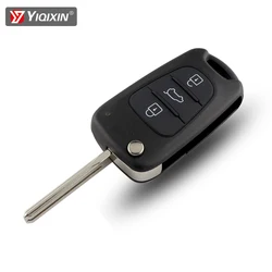 YIQIXIN-Shell chave do carro de controle remoto, caso chave dobrável, acessório para Kia Rio3, Picanto, Ceed, Cerato, Sorento, Sportage, K2, K3, K5