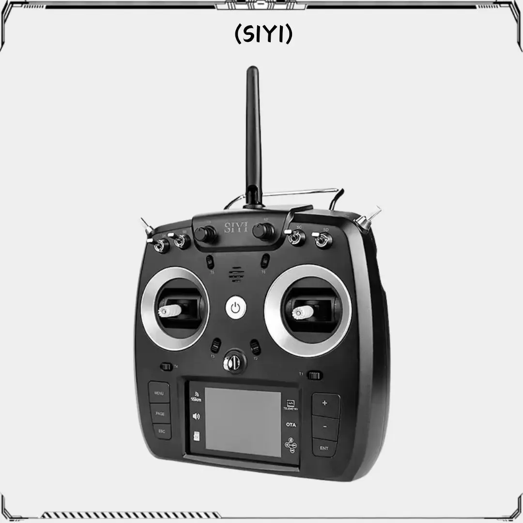 SIYI Nieuwe FT24 2,4GHz 12CH 15KM langeafstandszender met FR / FR Mini OTA-ontvanger voor extern R9M / TBS Multi-protocol RF-systeem