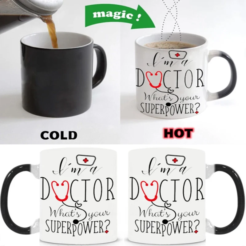 Teacher Cups Hairdresser Teaware Doctor Mug Midwife Drinkware Chef Mugen Fireman Tableware Home Decal Firefighter Cofferware