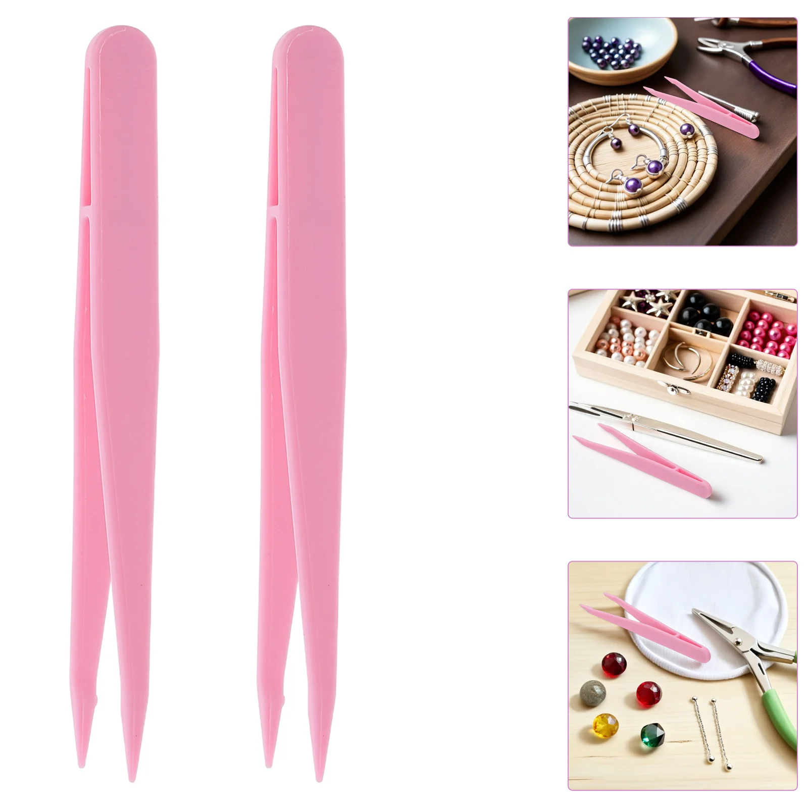 

Children Plastic Tweezers for Sorting Picking Activities Sensory Bin Learning Games Montessori Aids