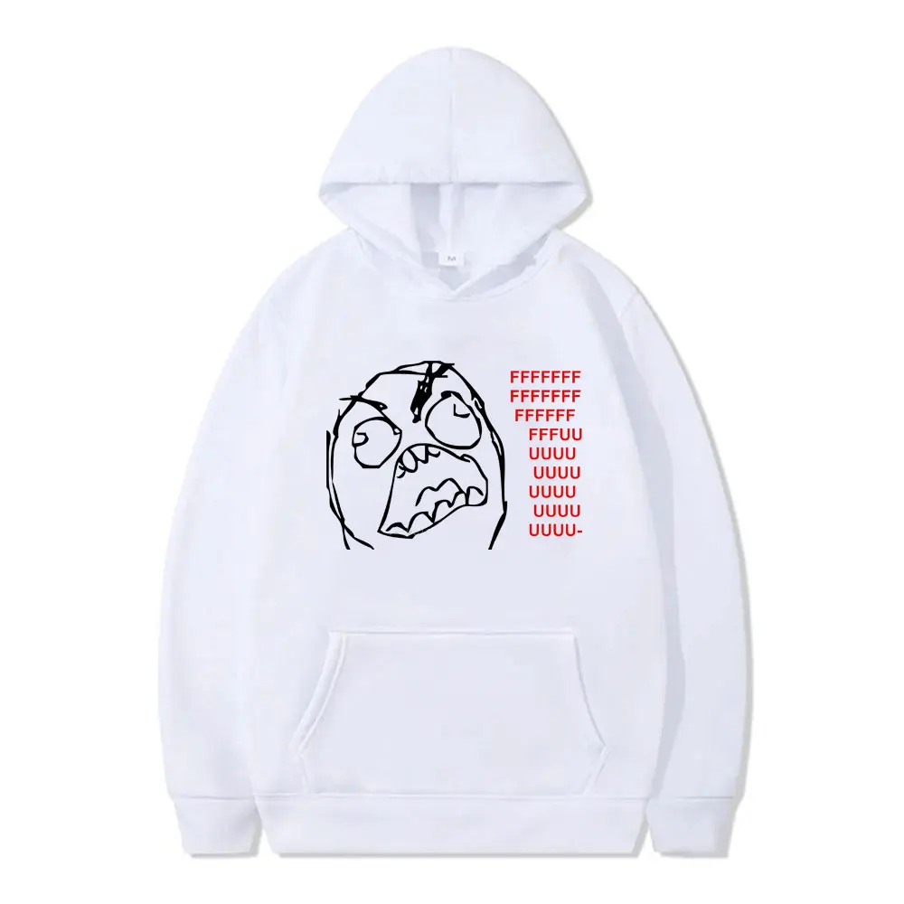 

Rage Guy Funny Meme Hoodie Male Fashion Brand Sportswear Men Women Casual Oversized Hoodies Unsiex Vintage Pullover Tracksuit