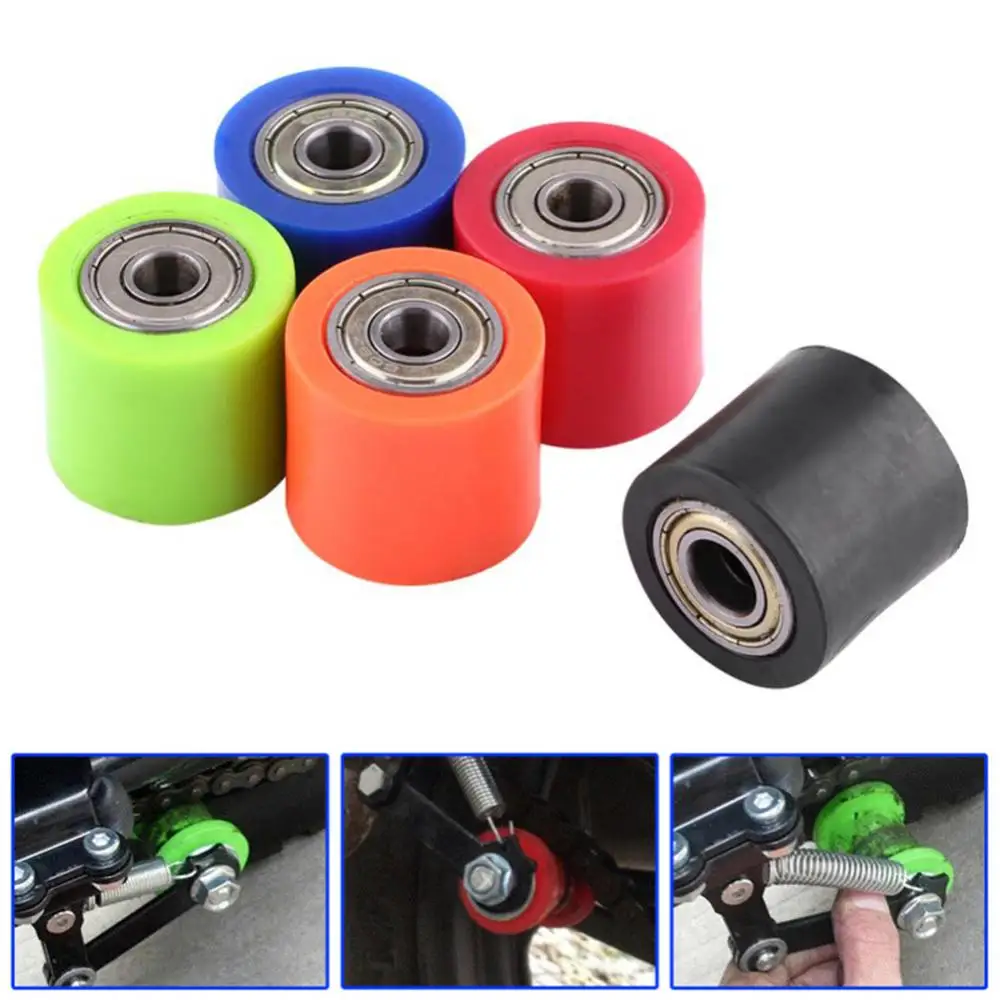 8mm Motorcycle Motorbike ATV Chain Pulley Roller Slider Wheel Guide Tensioner Wheel Guide 전동 체인 벨트 휠 롤러 슬라이더 장착기