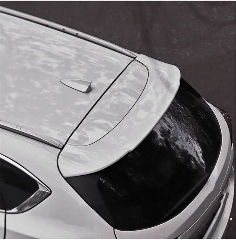 For Mazda CX-5 Hatchback 2017 18 19 20 21 22 Car Rear Roof Trunk Lid Car Spoiler Wings Black Carbon Tuning Accessories Parts view 4