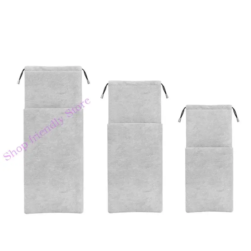 

Double Layer Keyboards Mouse Travel Organiser Reversible Flannel Fabric Lightweight Construction Office Essential Case