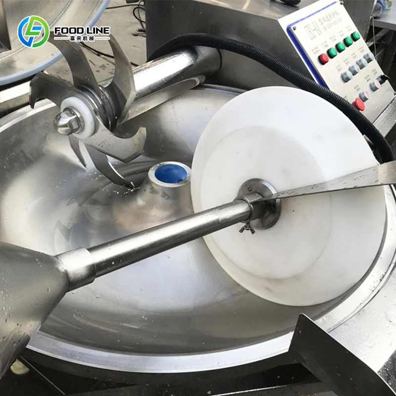 Meat Chop Cutter Machine with a One-year Warranty 1200kg Weight Meat Dicing Machinery