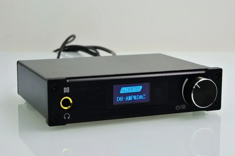 Alientek 풀 디지털 오디오 헤드폰 앰프, 입력 USB XMOS, 동축, 광학, AUX 80W * 2, 24 비트, 192KHz, DC19V, 4.3A, D8, 2022 신제품