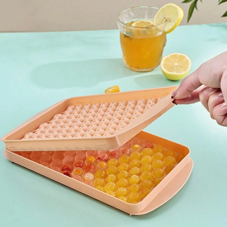 1PC 104grid Mini Ice Cube Tray Ice Ball Maker Mold Tiny Crushed Ice Tray for Chilling Drinks Coffee Juice Tools Household Party