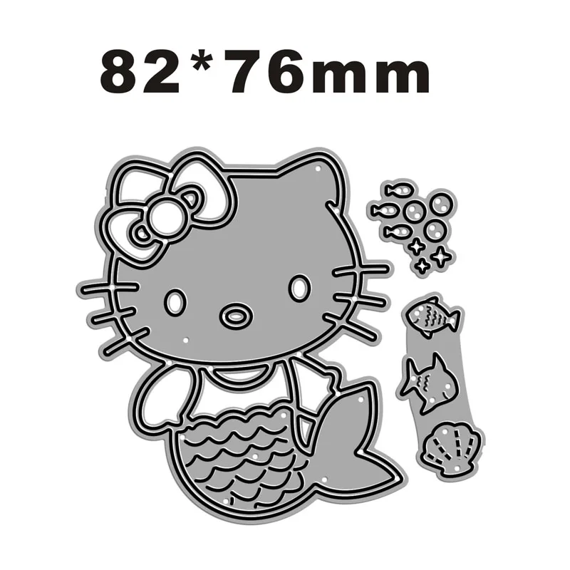 2024 New Animal Cat Metal Cutting Dies for Scrapbooking Paper Craft and Card Making Embossing Decor No Stamps