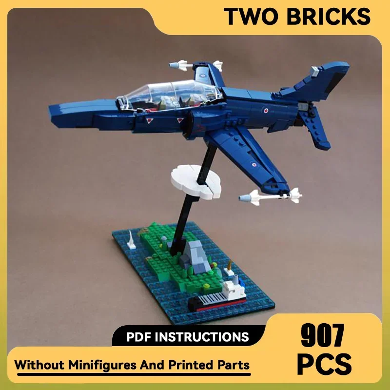 

Military Aircraft Model Moc Building Bricks CT-155 Hawk Fighter Technology Modular Blocks Gifts Christmas Toys DIY Sets Assembly