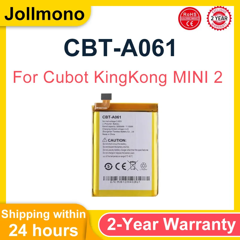 Nouvelle batterie originale 3000 mah 3.85 V pour Cubot KingKong MINI 2 téléphone robuste 4 Nouvelle batterie originale 3000 mah 3.85 V pour Cubot KingKong MINI 2 téléphone robuste 4