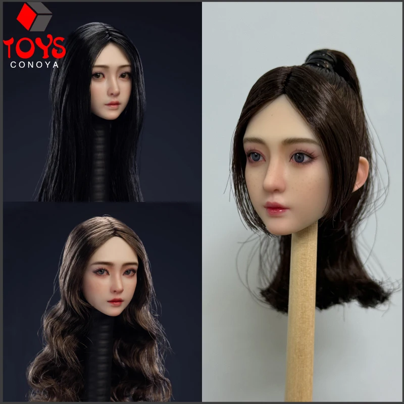 WTOYS 1/6 Skala Xiaoru Bewegliche Augen Kopf Sculpt Modell Licht/Schweres Make-Up Fit 12'' Weibliche Soldat Action Figur körper Puppe