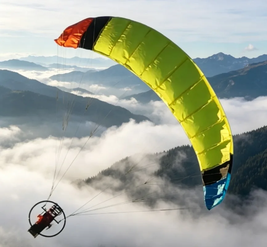 1.5M Electric RC Paraglider PNP Kit w/ 30A ESC RS2204 Motor 8g Servo for Outdoor Gliding