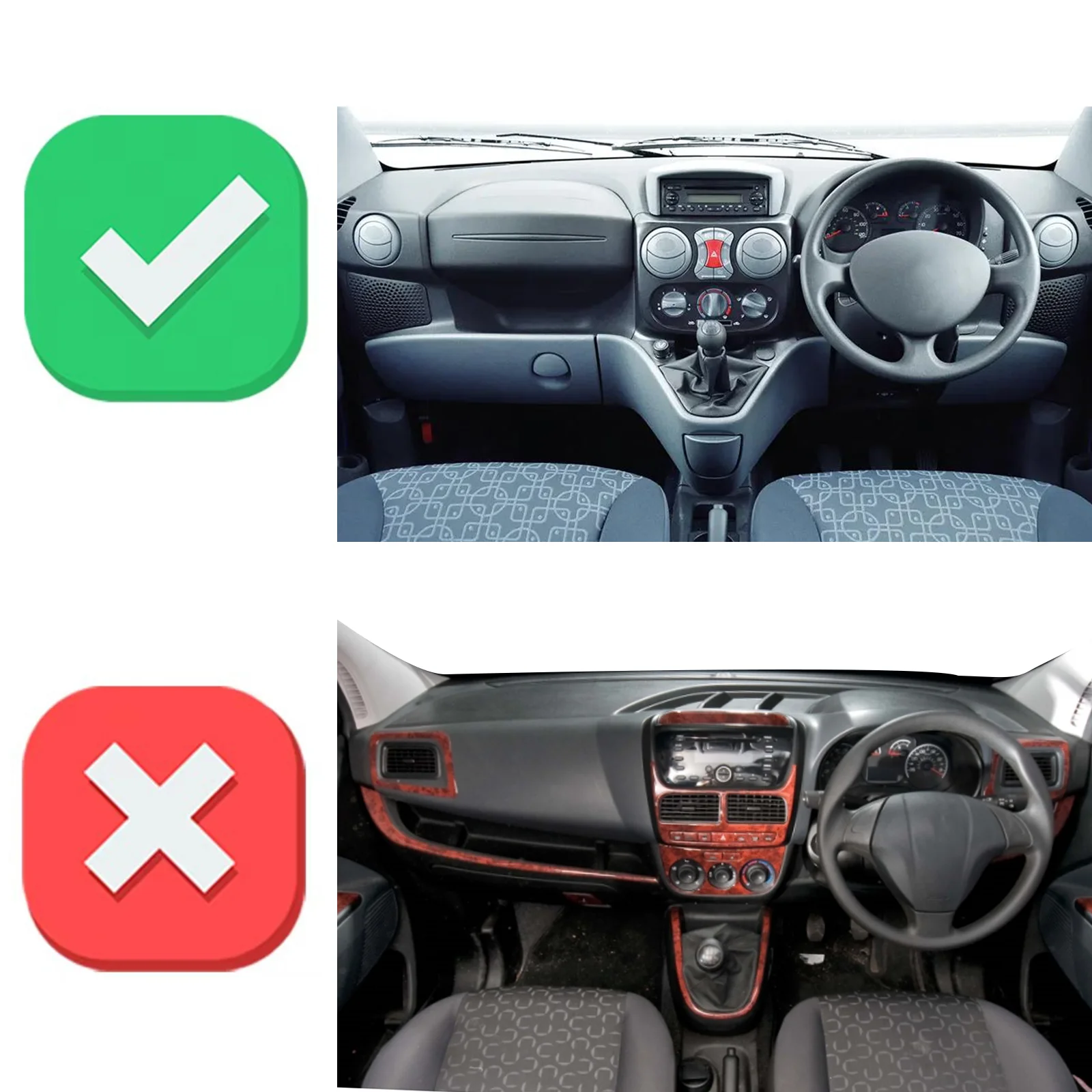 fit for Fiat Doblo 2000-2014 2 - Car Accessories Low Price recension och pris