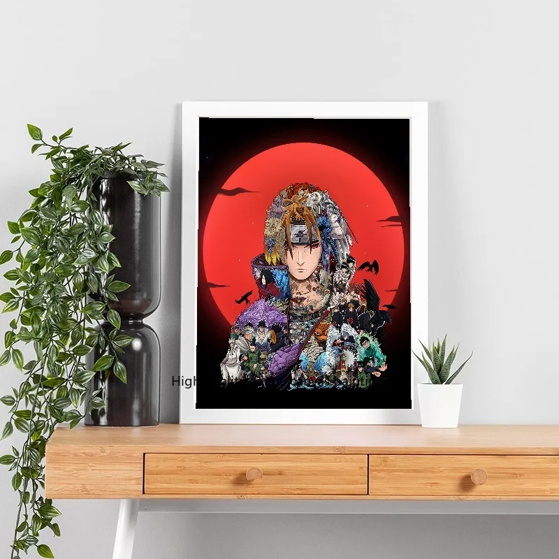 Een Stuk Dragon Ball Naruto Anime Muur Kunst Canvas Schilderij Poster Bar Huis Muur Kamer Esthetische Bed Muurschildering Decoratie