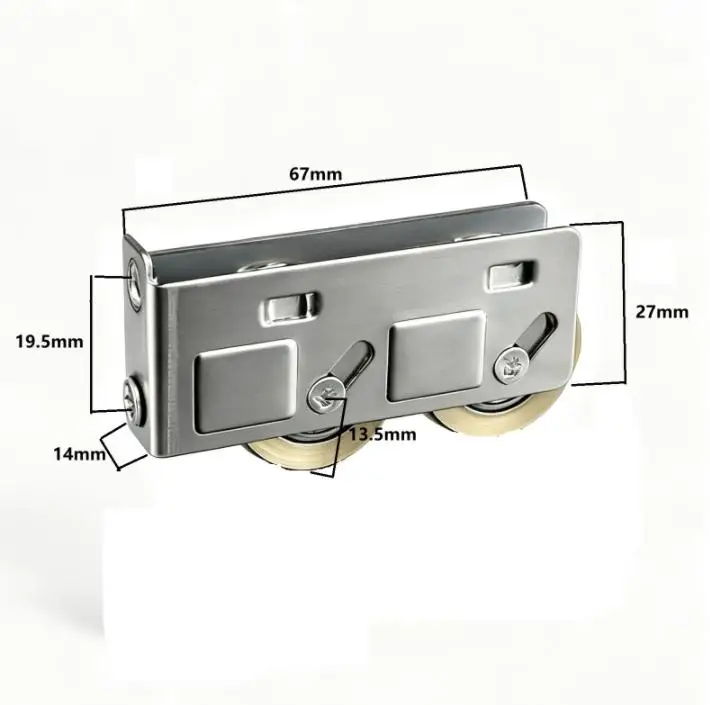 Door Sliding Bearing Sliding Window Roller For Home Renovation Rust Resistant Material Smooth Ball Bearings For 70 Type Aluminum